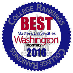 Washington Monthly Best Masters Universities