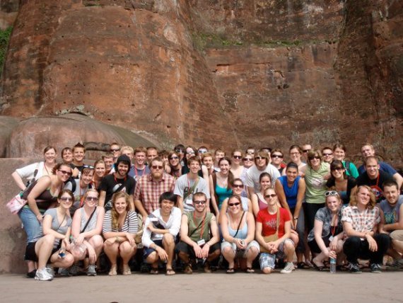 Group Wind Ensemble group picture in China