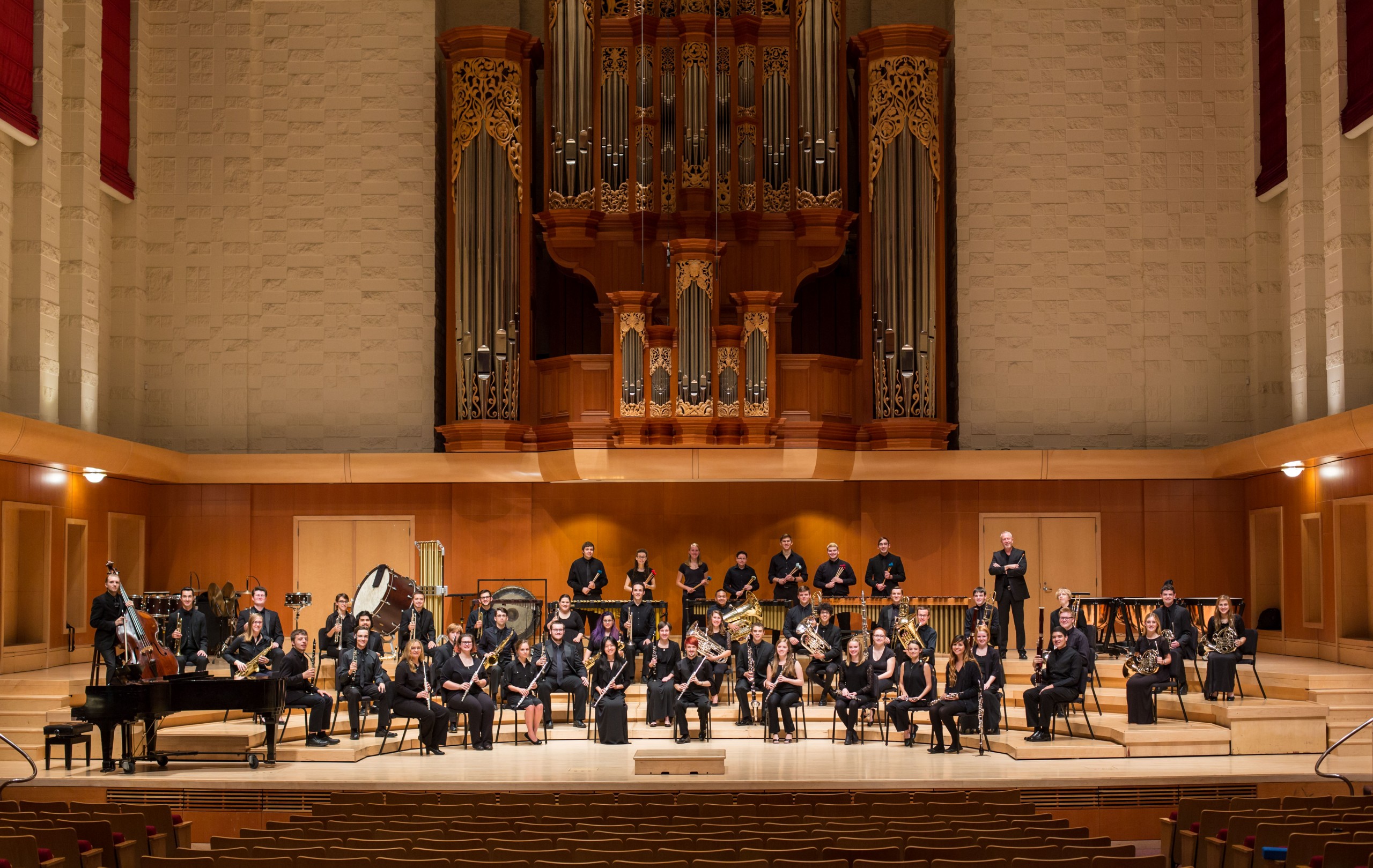 2016-17 Wind Ensemble at PLU, Monday, Sept. 26, 2016. (Photo: John Froschauer/PLU)
