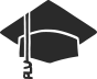 PLU graduation cap icon PLU graduation cap icon